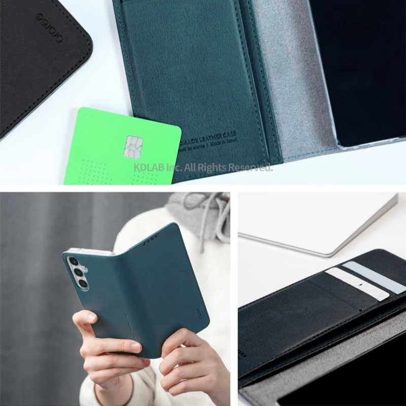 قیمت و خرید کیف چرمی گوشی آراری مدل Mustang Diary مناسب Galaxy S25 Ultra